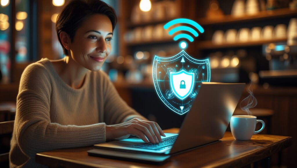 Using NordVPN on public Wi-Fi
